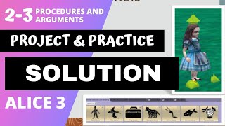 2-3: Procedures and Arguments (Project & Practice Solutions)