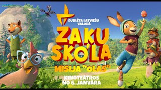 Animācijas filma ZAĶU SKOLA: MISIJA "OLAS" | Kinoteātros no 6. janvāra