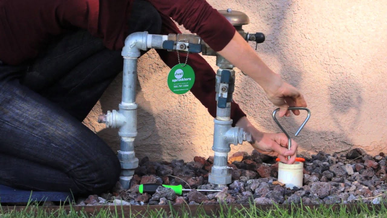 How Do I Winterize My Sprinkler System-PVB - YouTube How To Turn Sprinklers Back On After Winter