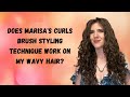 I Tried Marisa&#39;s Curls Wavy/Curly Brush Styling Technique: Demo and Day 2 Follow-up