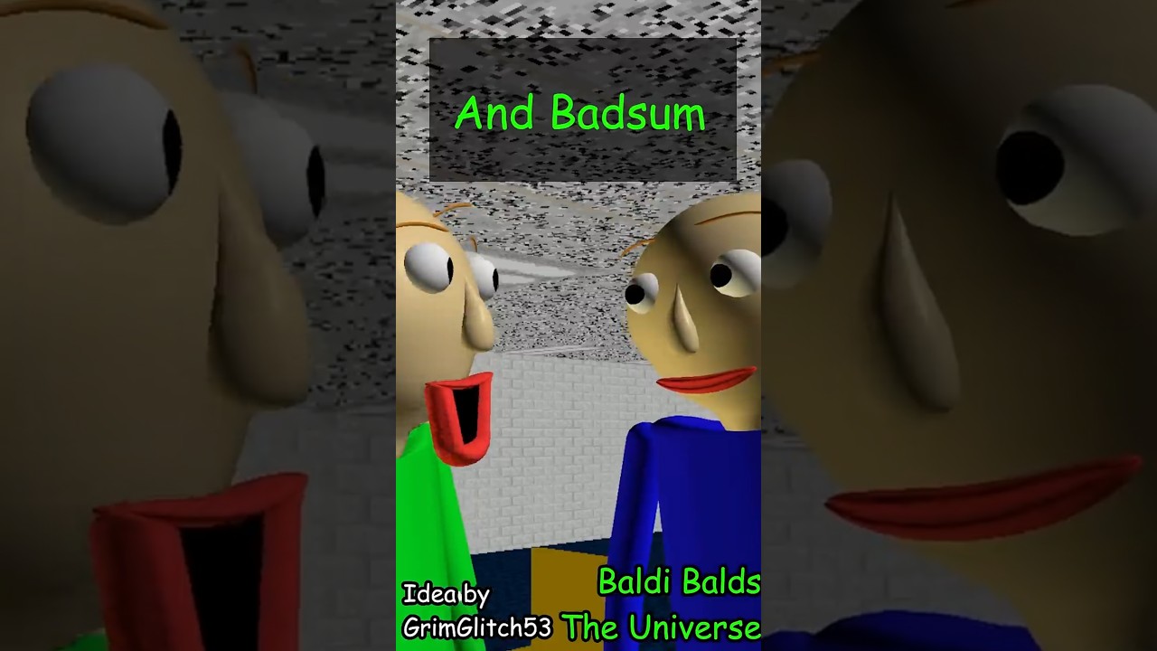 (Shorts Version) Baldi Doesn't Roast Badsum (but with extra keyframes!) 