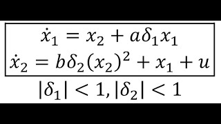 backstepping control [parameter uncertainty example]