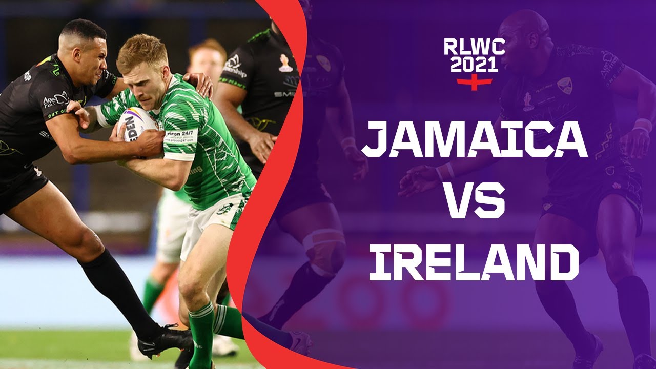 Jamaica make Rugby League World Cup debut against Ireland RLWC2021 Cazoo Match Highlights