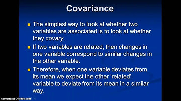 Measuring Relationships (Correlation), Part 1