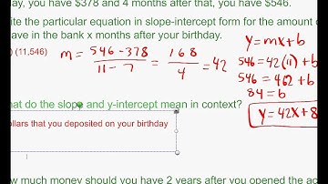 MSTC Algebra 2: Section 3.5 - Linear Models