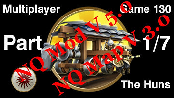 Civilization 5 Multiplayer 130: Huns [1/7] ( BNW 8 Player Free For All) Gameplay/Commentary