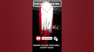 How to celebrate this Vesak at home | Making homemade Vesak lanterns | Happy Vesak #Shorts