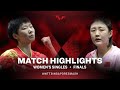 Wang Manyu vs Chen Meng | WS | Singapore Smash 2022 (F)