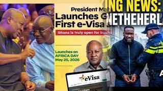 Prez Mahama Finaly Coment on MP Arrest😀No More Search at Our Airports! Launch  E- Visa  Electronic..