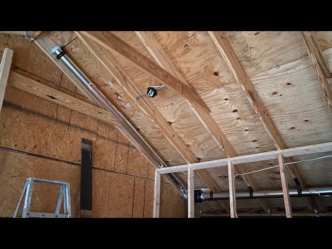 How To Ventilate a Cathedral Ceiling Without a Ridge Vent - YouTube