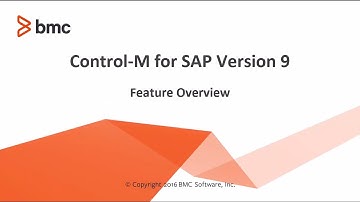 Control-M for SAP Version 9 Overview