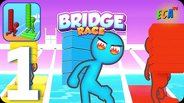 ⭐Bridge Race⭐ Gameplay Walkthrough Part 1 New Update (Android,iOS)