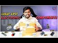 Unboxing of electronic components in telugu  cheap cost  tech with maddy