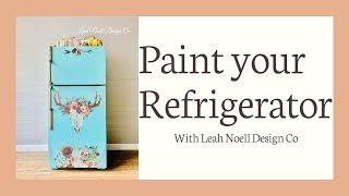 How to Paint Your Refrigerator
