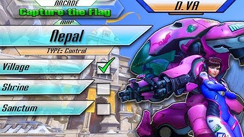 Overwatch: D.VA #21 [Capture the Flag] - Nepal (no commentary) PS4