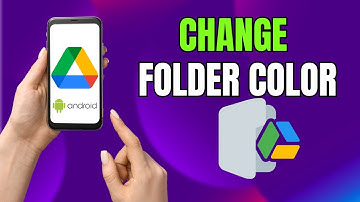 How to Change FOLDER COLORS on Google Drive Android NOW!