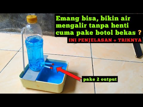 Video: Bagaimana cara membuat air pancut dengan tangan anda sendiri di rumah?