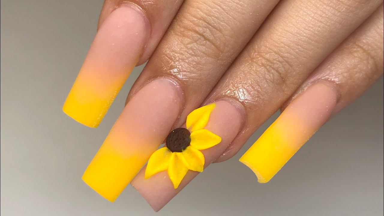 New 3D Stickers for Nails Sunflower Nail Sticker Daisy Flower Decals Summer  Nail Art Decorations Manicure Accessories | Wish