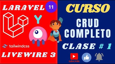 CLASE # 1 - CRUD COMPLETO CON #livewire 3 y #laravel11  | creando proyecto e instalación de recursos