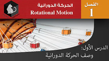 شرح درس وصف الحركة الدورانية