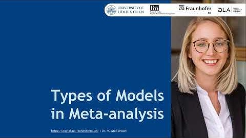 Types of models in meta analysis (4:28 minutes)