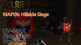 Doom II - Alien Vendetta - Map 06: Hillside Siege