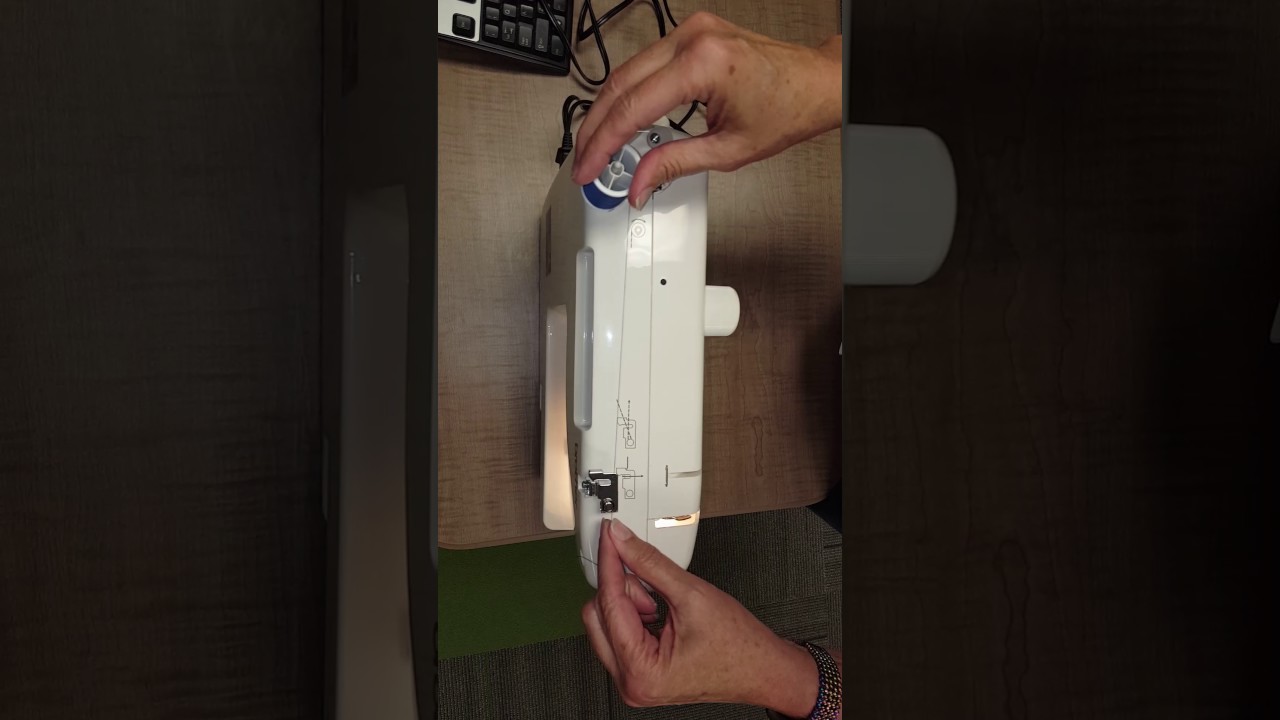 Wind a bobbin on Brother 2125i YouTube