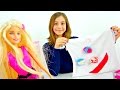 Видео с Барби. Новый наряд из старой майки. Приключения Барби - Мультики для девочек