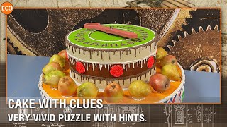 Cake with clues (ER puzzle)