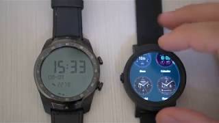 TICWATCH E VS TICWATCH PRO SPEEDTEST - YouTube