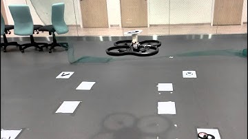 Vision based control of ardrone using tum_ardrone