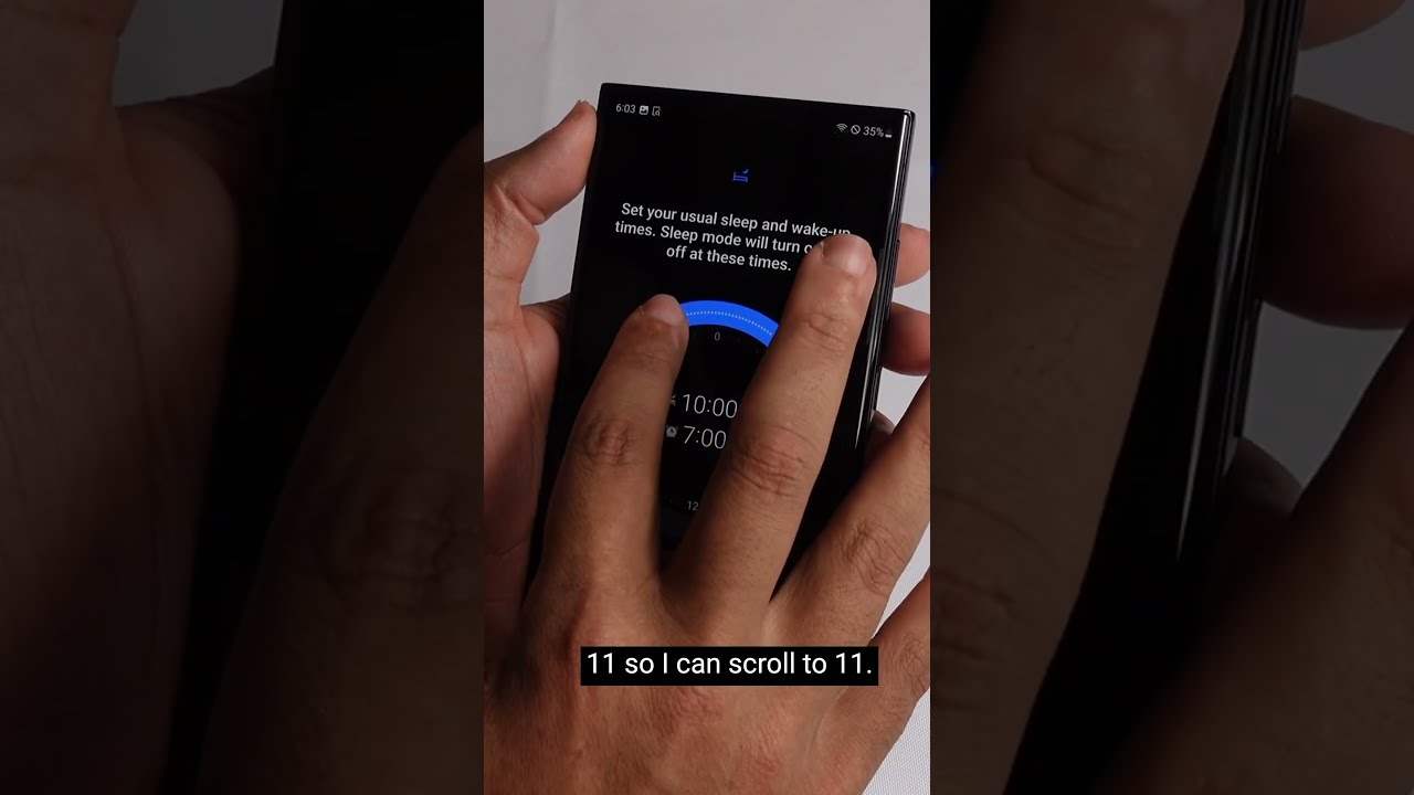 Sleep Mode Routine On Your Galaxy