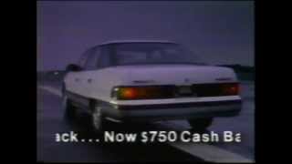 1988 Mercury Sable  commercial