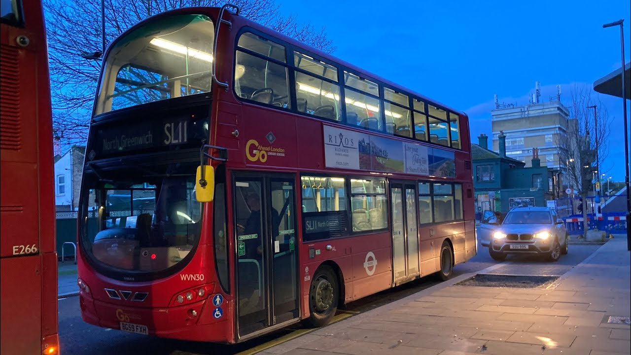 TFL SL11 蓋頓道/修道院森林站Gayton Road / Abbey Wood Station➡️北格林威治轉車站North Greenwich BBI 🚌BG59 FXH/WVN30