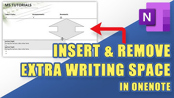 OneNote - How to Insert (and Remove) EXTRA Writing Space (easily!)