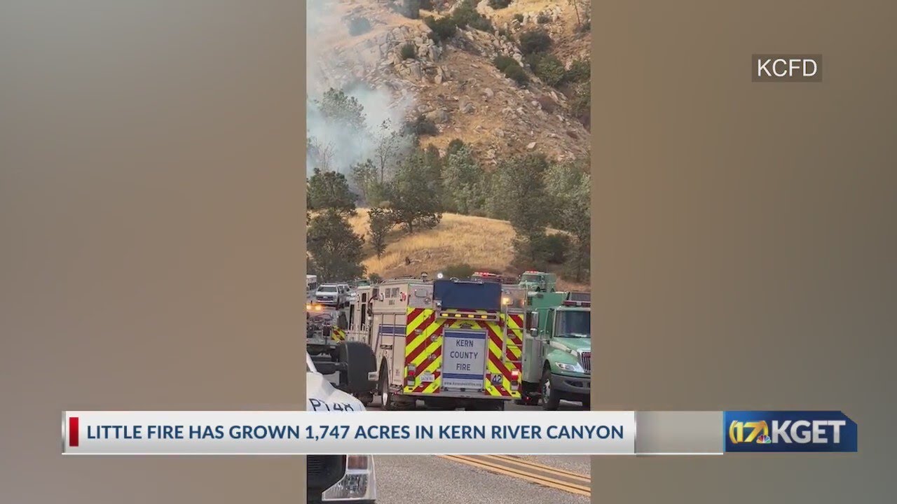 Little Fire burns 1,747 acres in Kern River Canyon