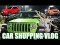 CAR SHOPPING VLOG! BUYING MY FIRST CAR! EMMA AND ELLIE