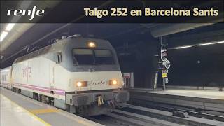 Renfe Talgo 252 entrando en Barcelona Sants