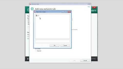 How to exclude a particular program from scan