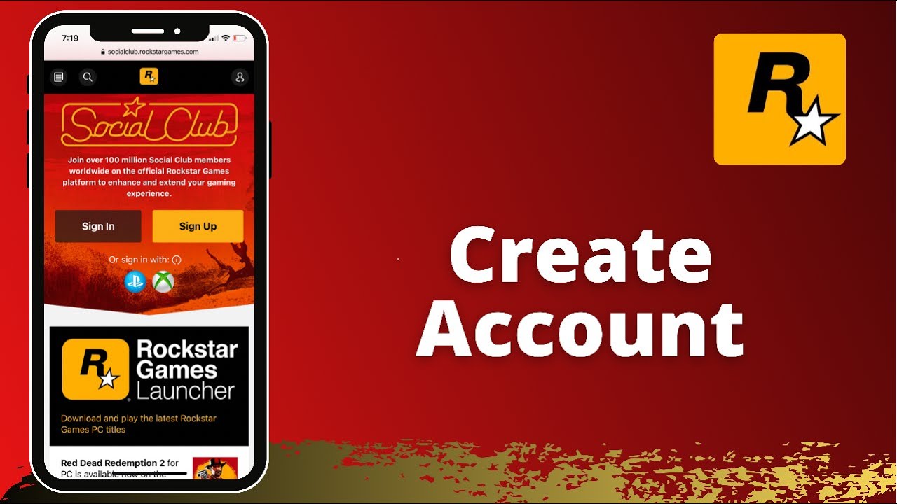 How to Create an Account on Rockstar Games Social Club Using your