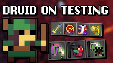 RotMG DRUID ON TESTING! Huge Necromancer Rework, Third Dimension Rework And MORE!