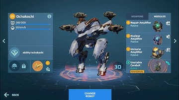 NEW Brawling Robot “Ochokochi” A Mini Version Of Minos! War Robots Test Server Gameplay