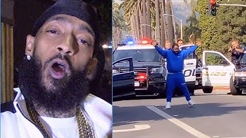Nipsey Hussle’s Artist BH Held At Gun Point By LAPD