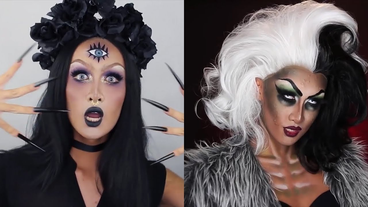FLAWLESS HALLOWEEN MAKEUP TRANSFORMATIONS YouTube