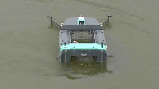 5G-powered river-cleaner robot debuts in Shanghai