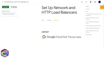 Qwiklabs | Set Up Network and HTTP Load Balancers [GSP007]