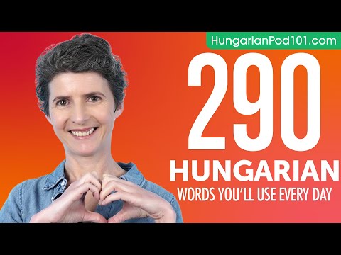 290 Hungarian Words You'll Use Every Day - Basic Vocabulary #69