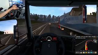 Frankfurt to Düsseldorf | Euro Truck Simulator 2 | Logitech g29