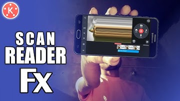 Scan Reader FX with kinemaster !🔥👌