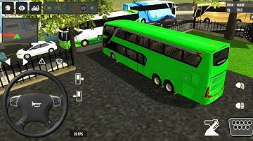 New coach bus simulator Pro bus driving game play video ac Bus game sweet brother 🔥
